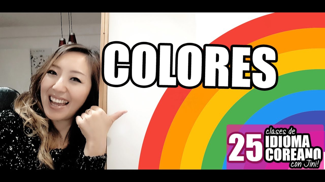 LOS COLORES EN COREANO | Clase 25 - JiniChannel