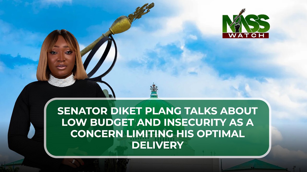 SENATOR DIKET PLANG TALKS ABOUT LOW BUDGET AND INSECURITY AS A CONCERN LIMITING HIS OPTIMAL DELIVERY