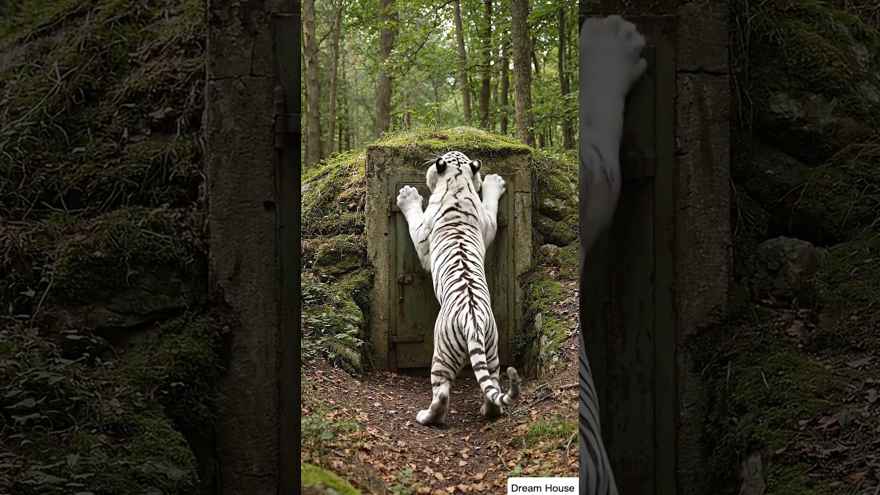 I Found the ULTIMATE Hidden Survival Bunker! 🐅🚪#shorts