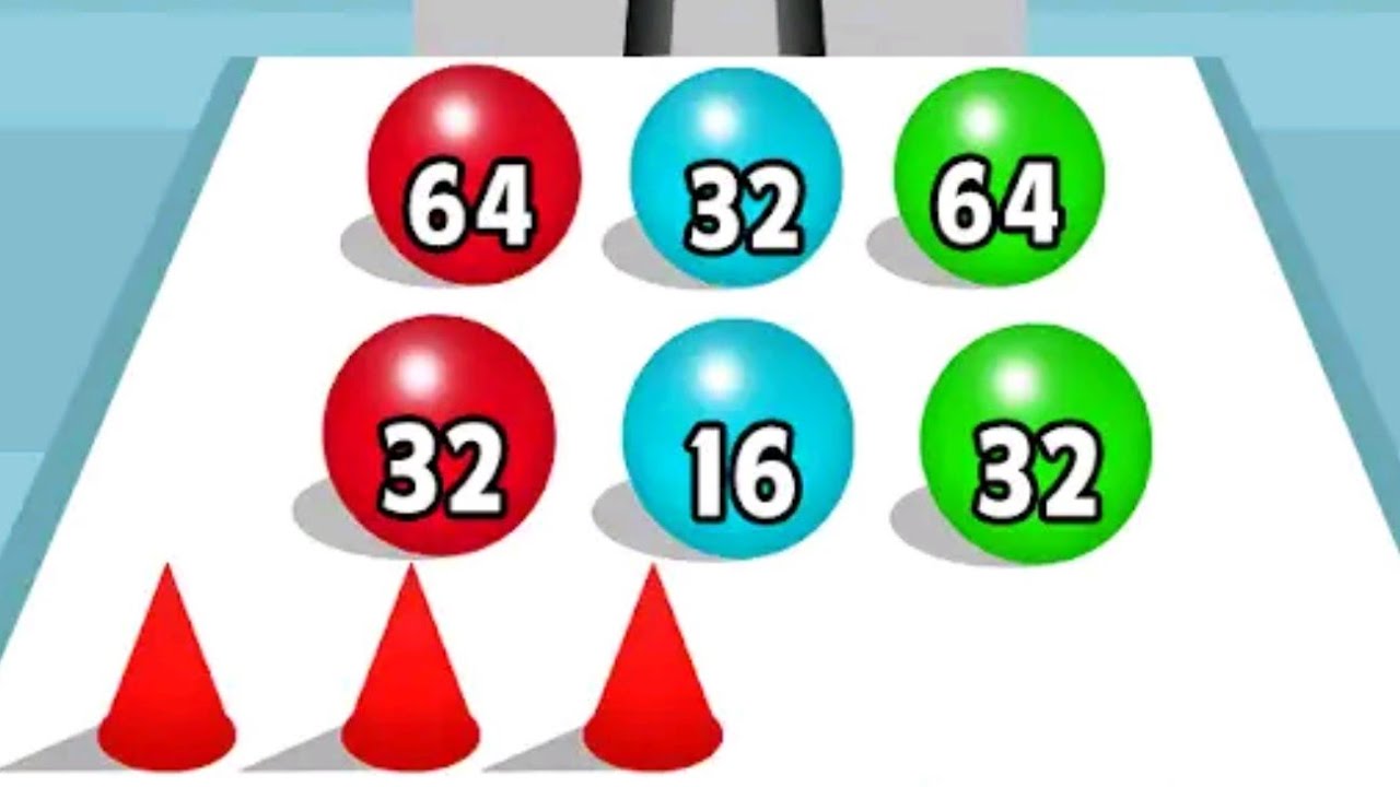 Ball 2048 Run - Dancing Balls Fun - All Levels 21 To 40 Gameplay Part 2