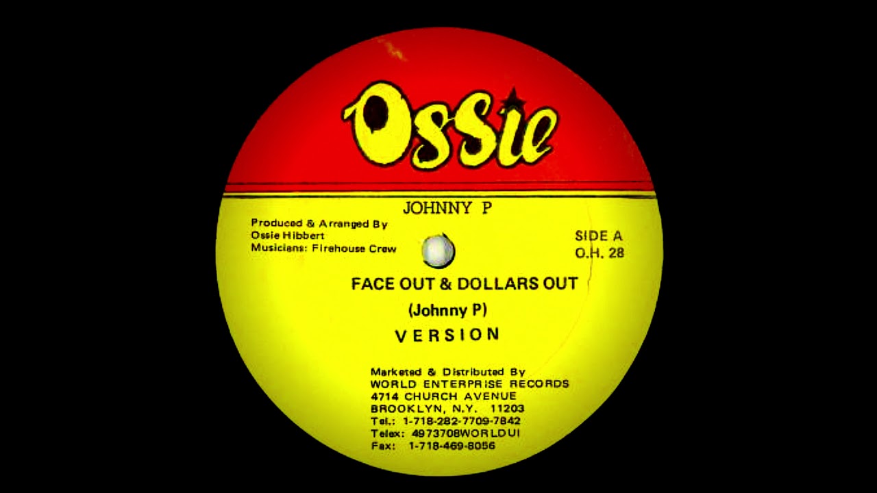 Johnny P - Face Out & Dollars Cut  #Riddim #Dub