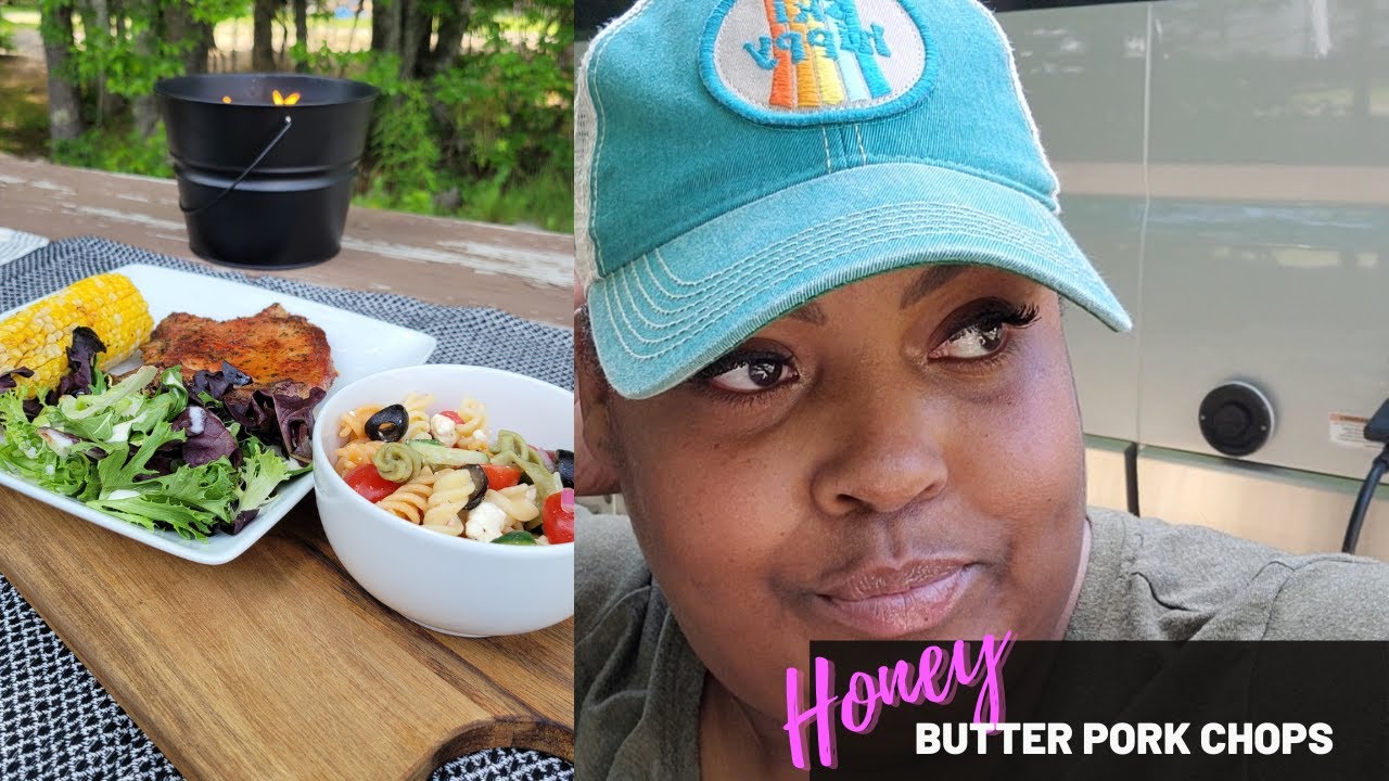 VAN LIFE COOK | GRILLING Pork Chops| How to Make Pasta Salad  and Waffle Cinnamon Rolls | Crafting