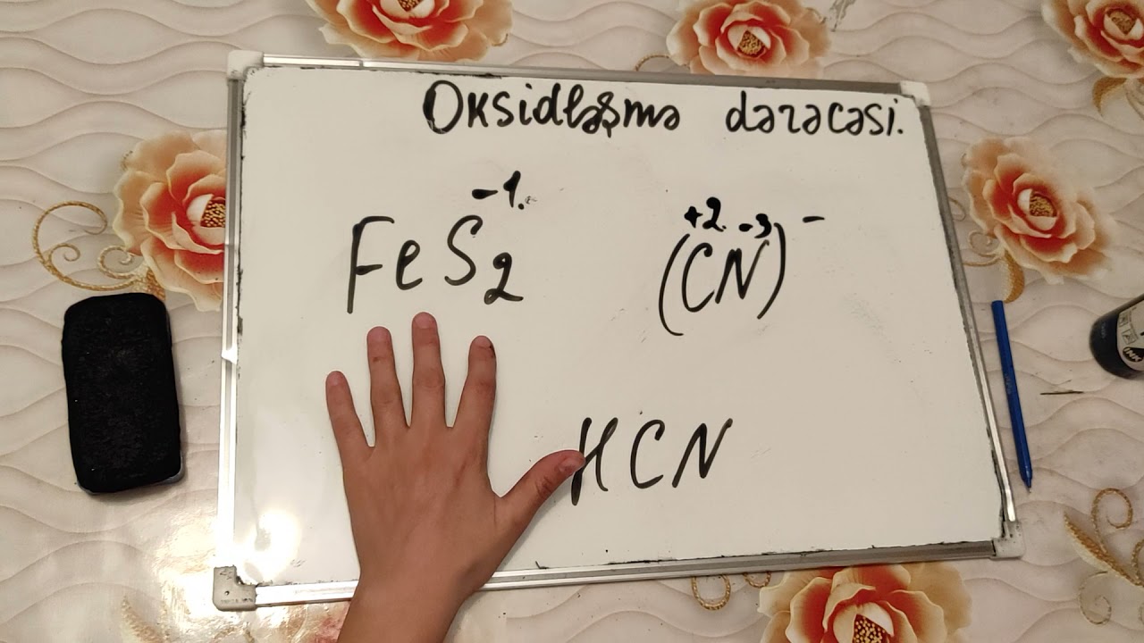 Oksidləşmə dərəcəsi 1,2,3-cü mövzuların geniş şəkildə izahı.A.Fəxrəndə m.Elaqe 0514554167