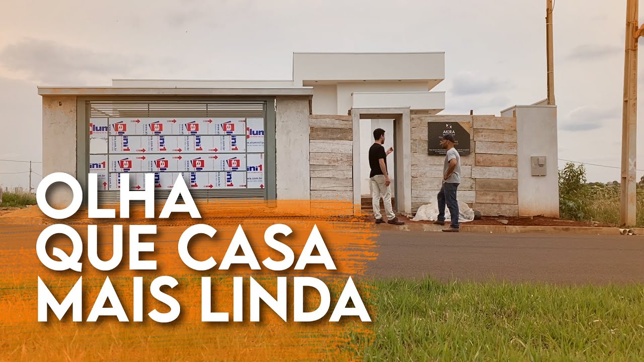 O Cliente Ficou Satisfeito!! CASA MODERNA com ÁREA GOURMET