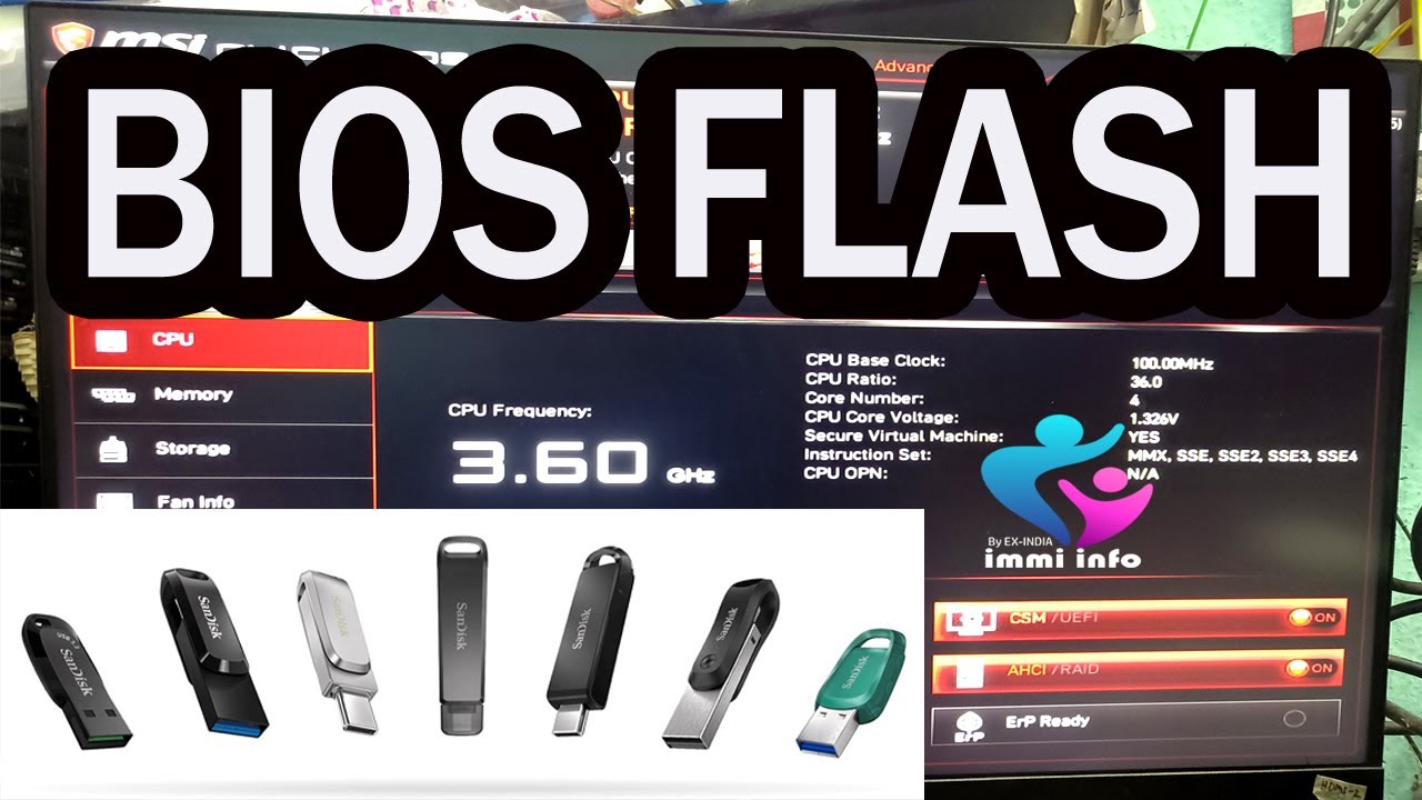 HOW TO FLASH BIOS CHIP WITH FLASH DRIVE | HOW TO UPGRADE DESKTOP  BIOS | HOW TO UPGRADE BIOS