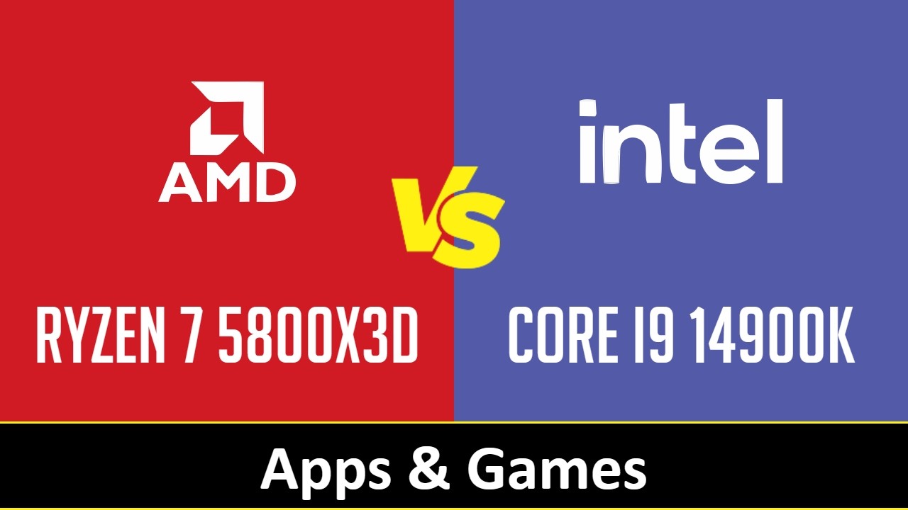 RYZEN 7 5800X3D против CORE I9 14900K