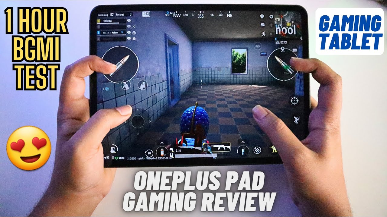 OnePlus Pad (12+256GB) 1 Hour BGMI/PUBG Gaming Review🔥 | OnePlus Pad BGMI/PUBG Gaming Test