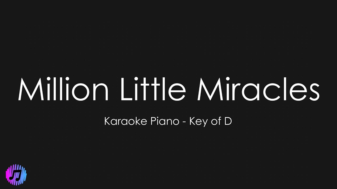 Million Little Miracles | Elevation Worship & Maverick City | Piano Karaoke [Key of D]