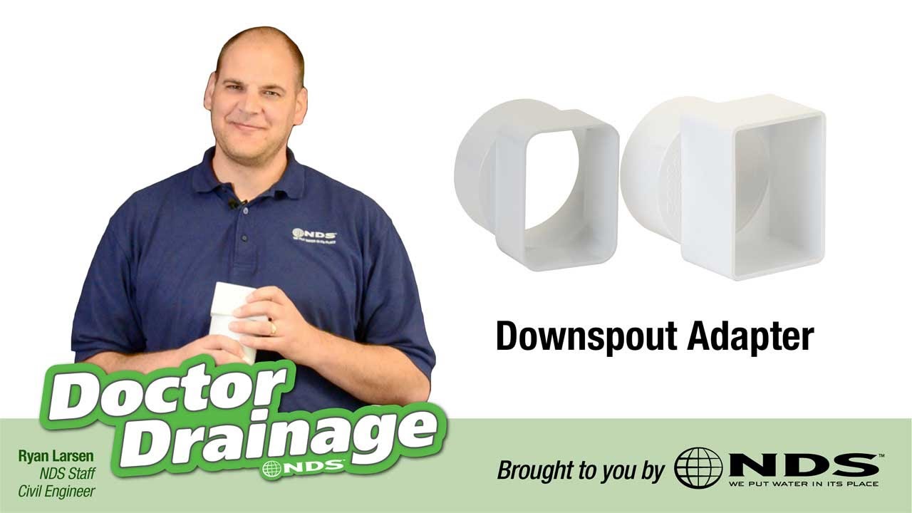 Как подключить водосточную трубу к водосточной трубе: адаптер для водосточной трубы NDS