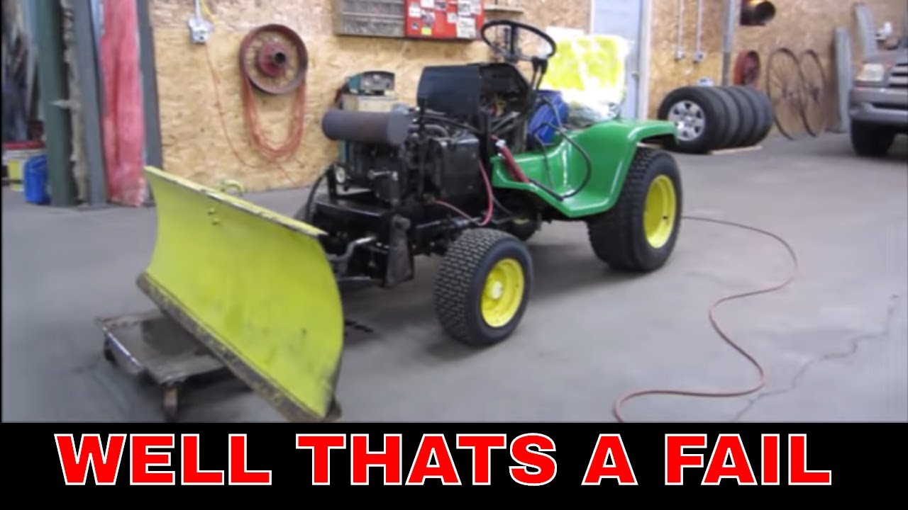 Free Broken John Deere Tractor, Can We get The Plow Working?