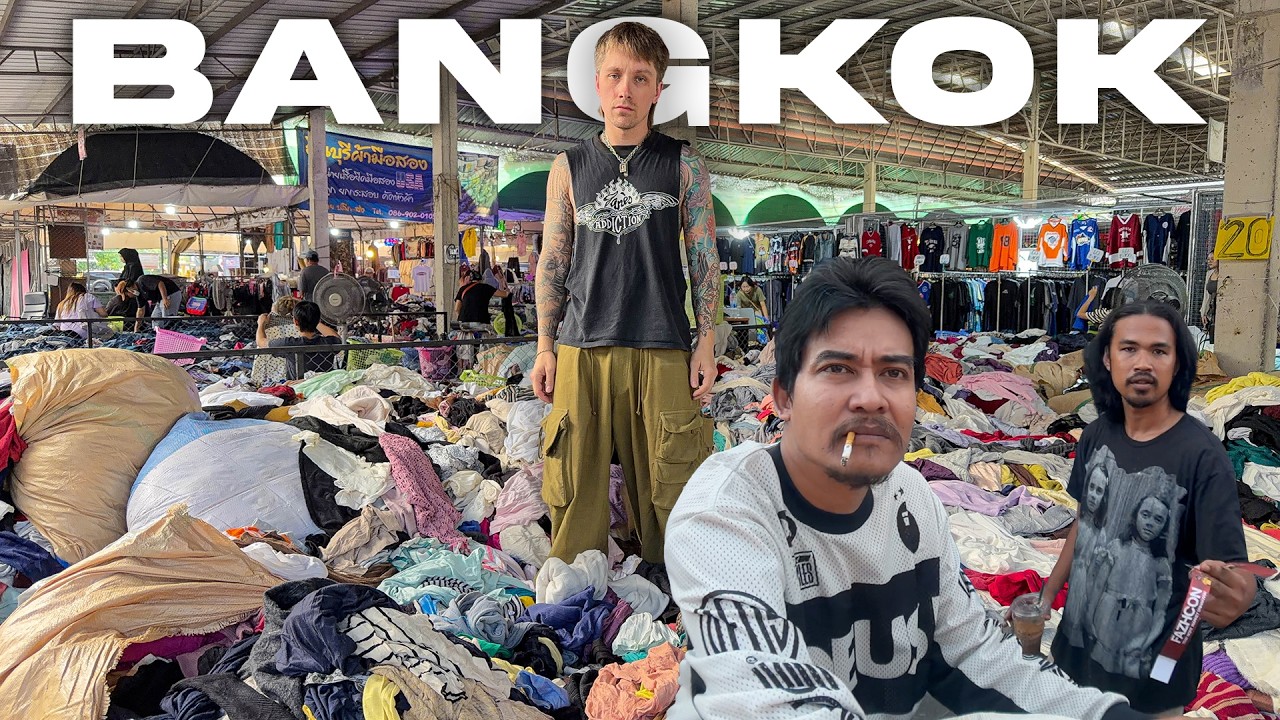 Vintage Shopping In Bangkok Thailand! Best Vintage Markets To Shop For Thrifted Clothes