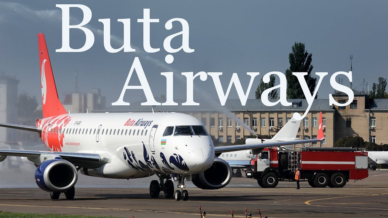 Buta Airways, новый рейс Баку-Киев-Баку 12 Сентября 2017