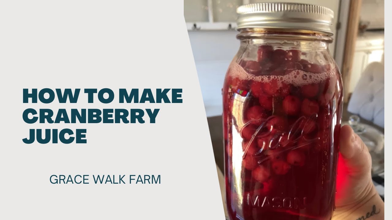 How To Make Cranberry Juice