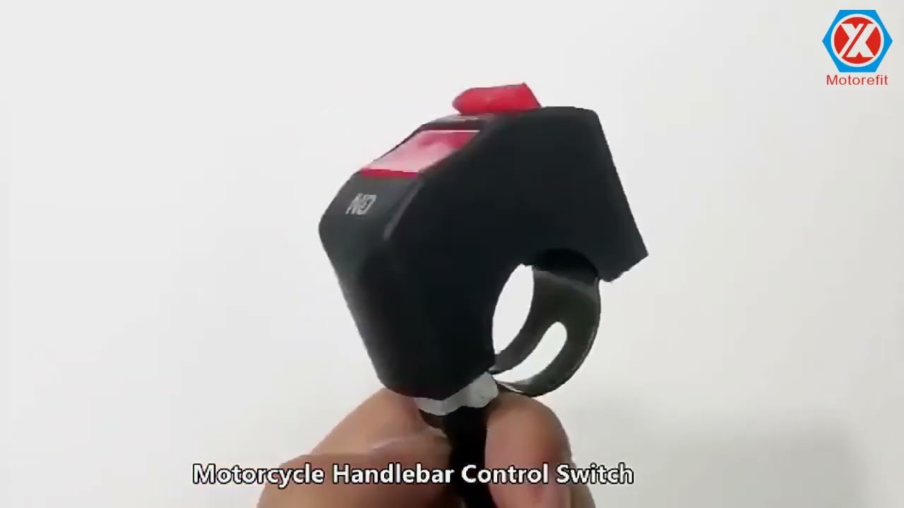 Motorefit Motorcycle Handlebar Control Switch Universal Button Connector Headlight Fog Lights Switch