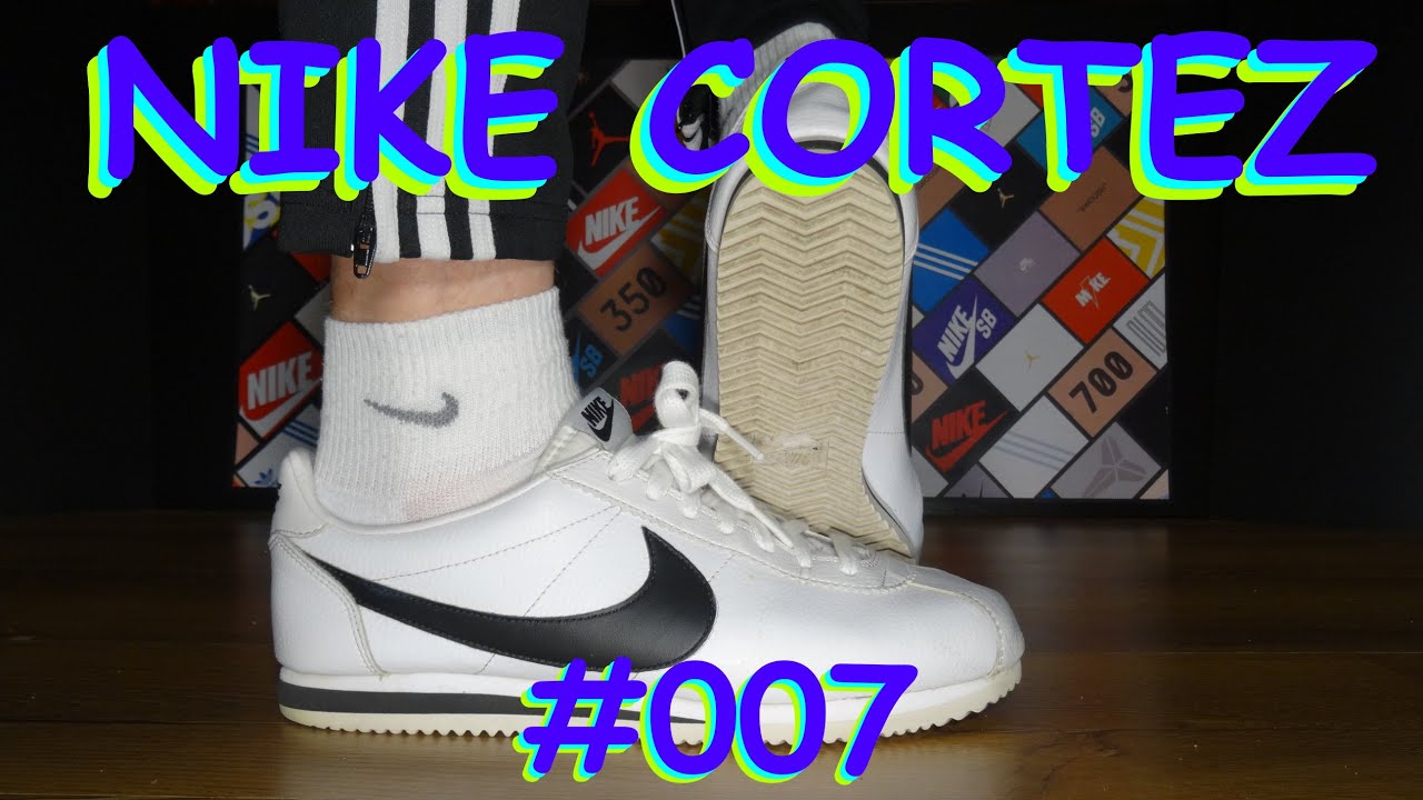 #007 My NIKE Cortez Classic Leather - sneakers shoeplay - RemiSneakPL - #whitestuff #whitesneaks