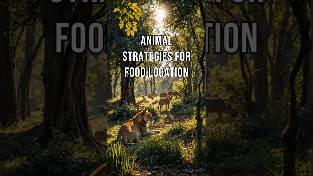 How Do Animals Find Food? #animalbehavior #wildlife #nature #adaptation #huntingstrategies