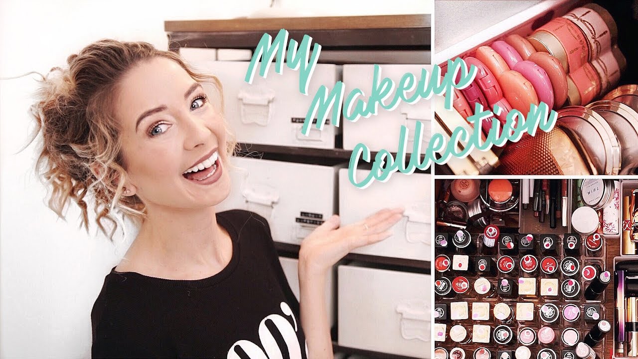Моя коллекция и хранение косметики 2017 | Zoella