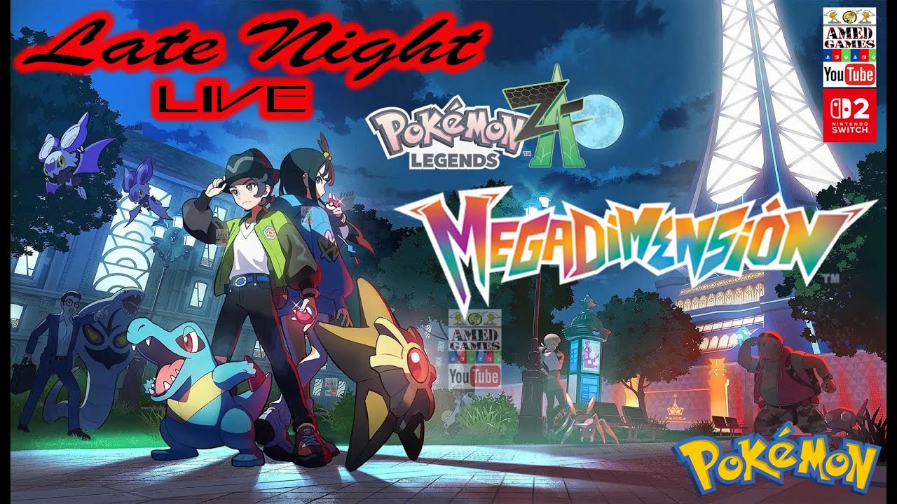🔴Late Night Leyendas Pokémon ZA Shiny Hunt y Reparto #nintendoswitch2 #pokemon #gaming #nintendo