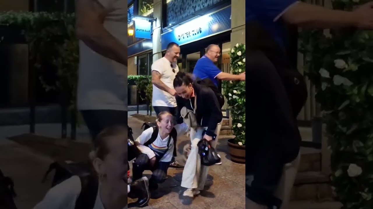 She wet her pants 😱 #bushman #shorts #bushmanprank2022