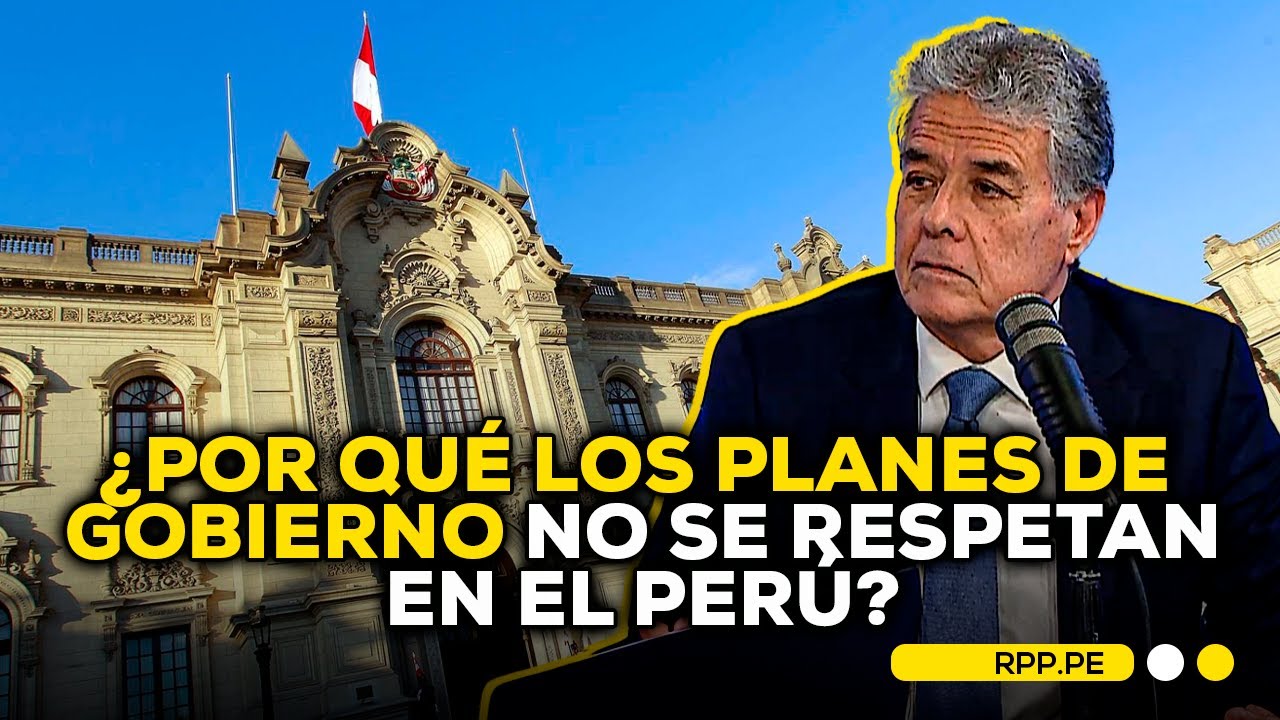 🗳️¿Por qué los planes de gobierno no se respetan en el Perú? #ADNRPP | ENTREVISTA