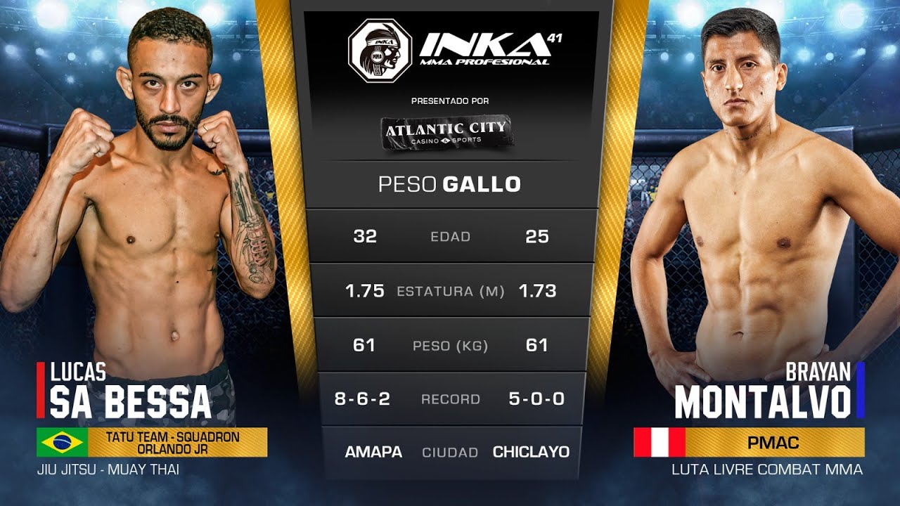 INKA 41: BRAYAN MONTALVO VS LUCAS SA BESSA (FULL FIGHT)