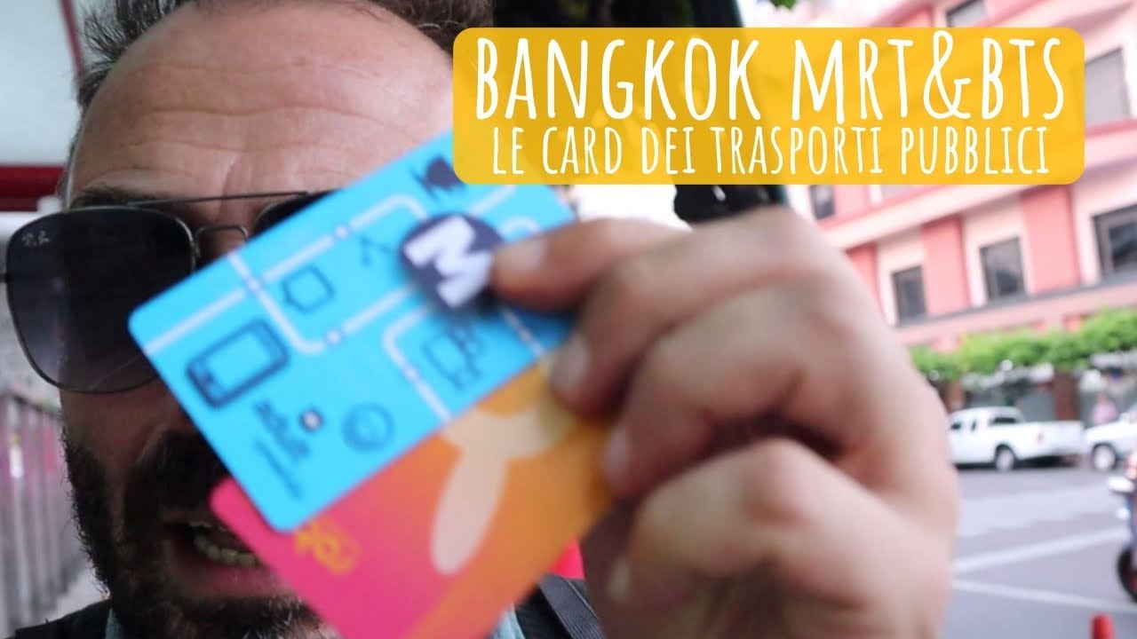 Le card per l'utilizzo della metropolitana e dello skytrain a Bangkok