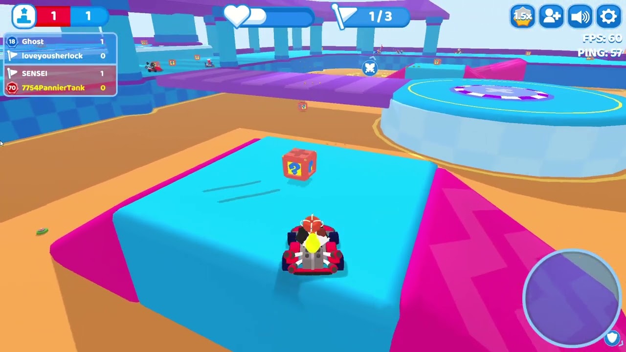 Smash Karts Capture the flag Sky Arena Temples gameplay!