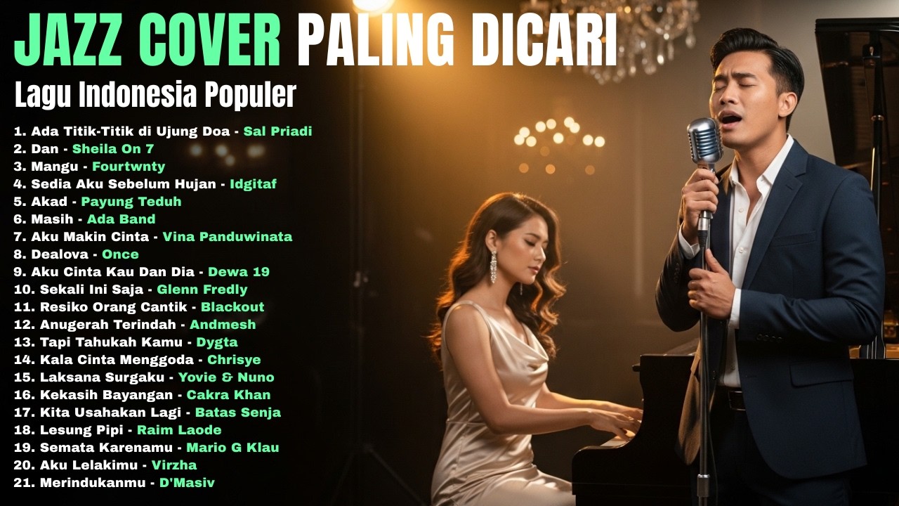 1 Jam 30 Menit Jazz Cover Indonesia Terbaik 2026 🎷 Dan, Akad, Dealova, Kekasih Bayangan |