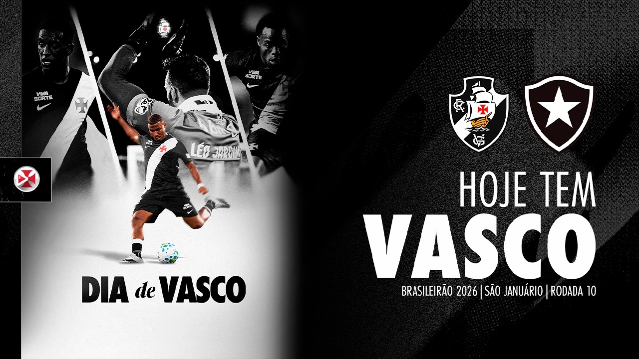 AO VIVO - VASCO x BOTAFOGO | BRASILEIR&Atilde;O 2026 - 10&ordf; RODADA