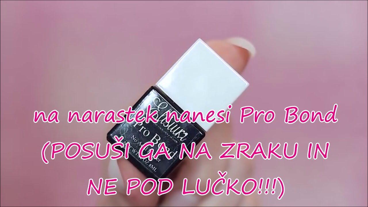Popravek narastka z akrilo-gelom v tubi