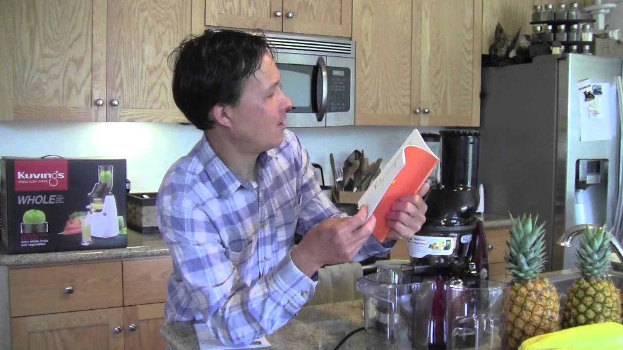 Kuvings Whole Slow Juicer - How to Make Pineapple Squash Juice