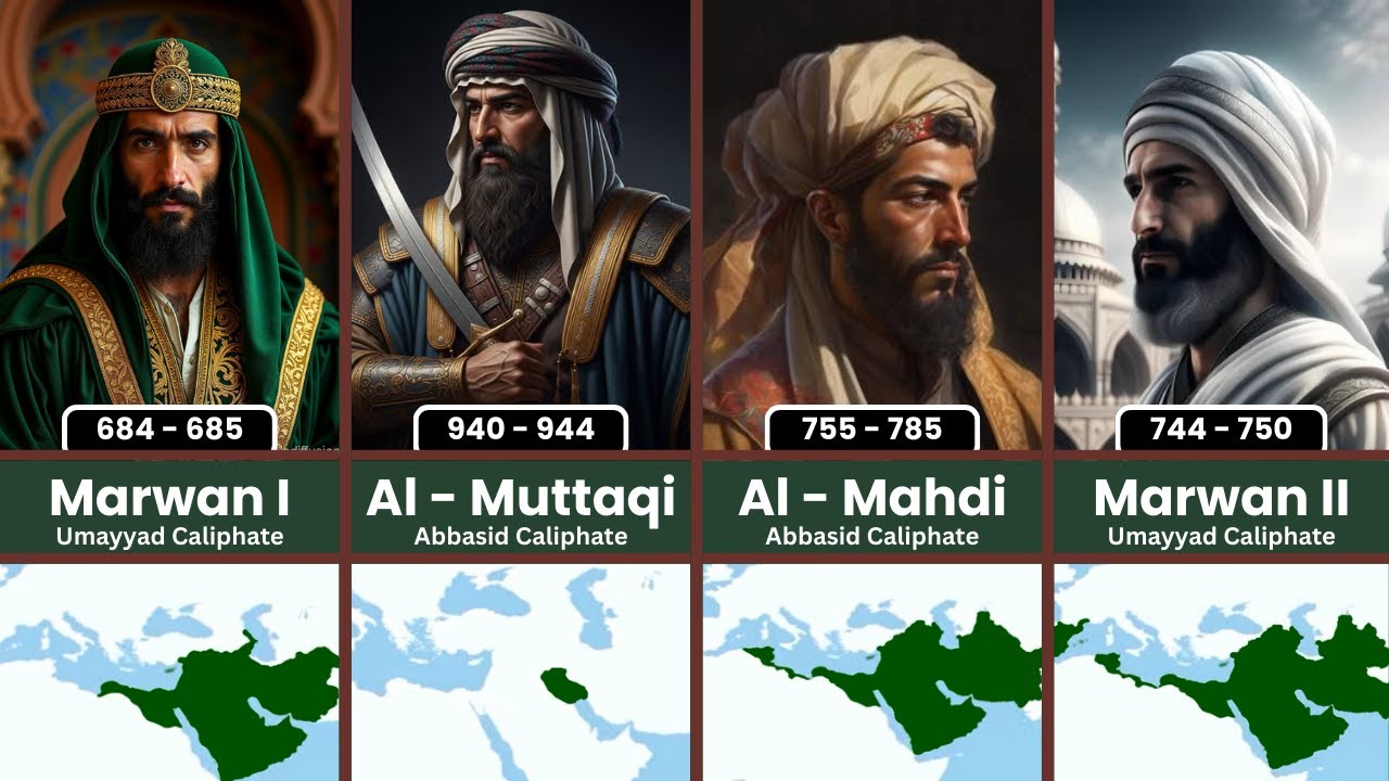 Islamic Empires Rise & Fall: 600 Years of the Caliphates (Animated Timeline Map)