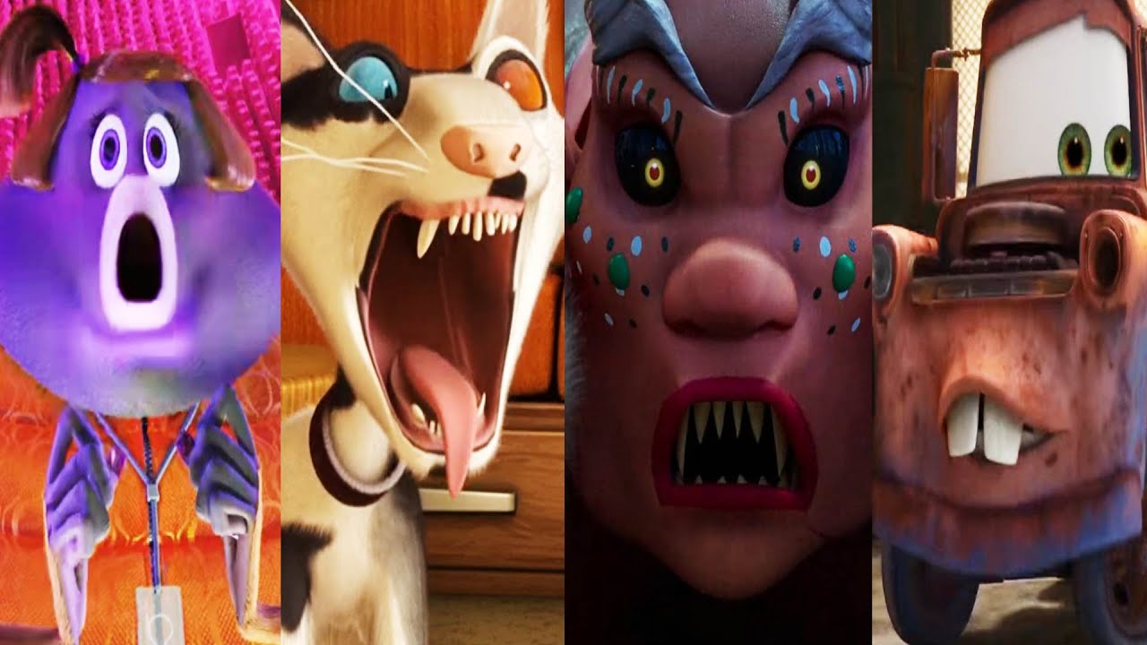 1 Second From 99 Animated Movies