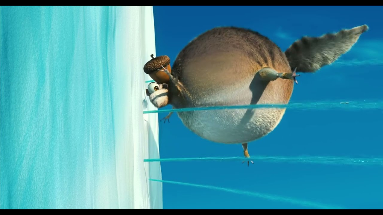 Scrat Turns into a Water Balloon! 💦😆 (Ice Age Funny Scene)