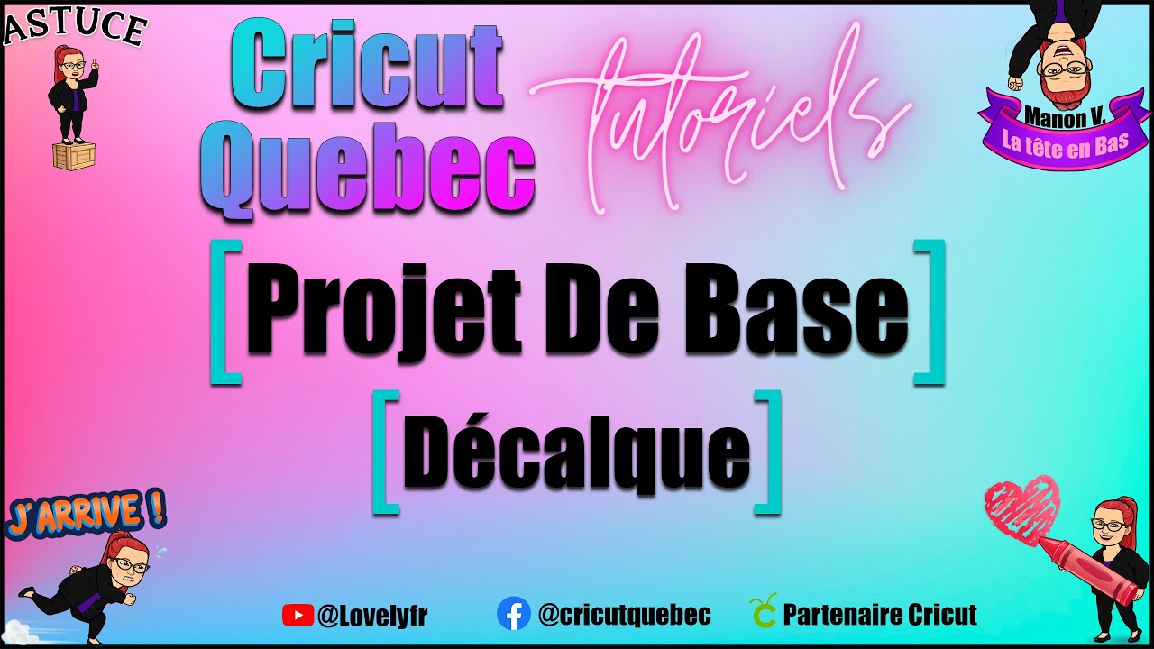 [FR] Projet de Base - Décalque #cricut