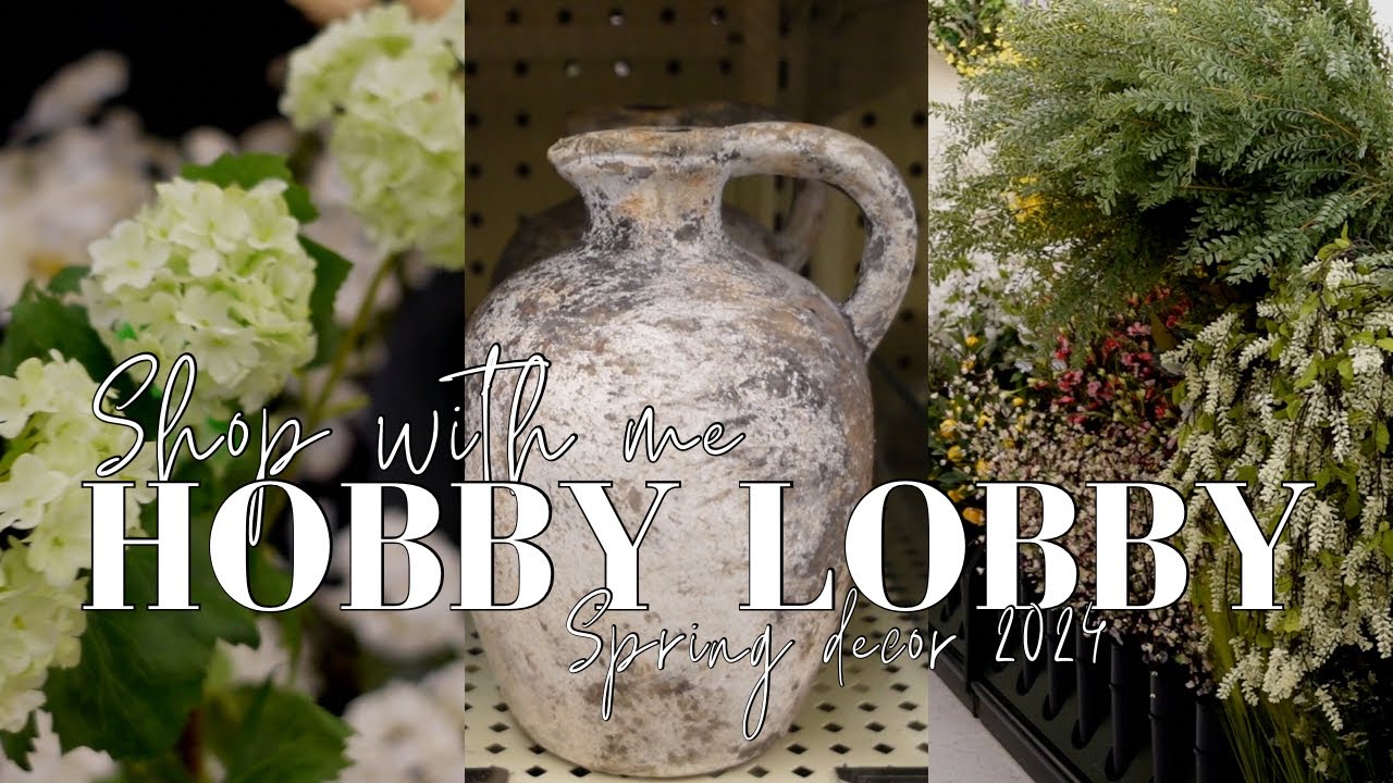 SHOP WITH ME AT HOBBY LOBBY | 40% OFF ALL SPRING DECOR | Feeling uninspired, ULTA haul & more...