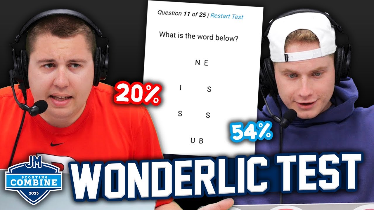 Which employee has the highest IQ? (NFL Wonderlic Test) | JM Scouting Combine
