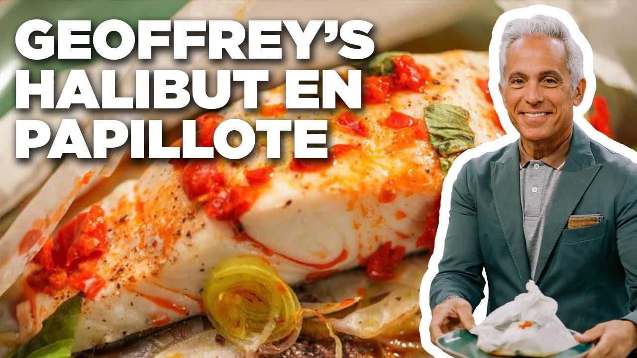 Geoffrey Zakarian's Halibut en Papillote | The Kitchen | Food Network