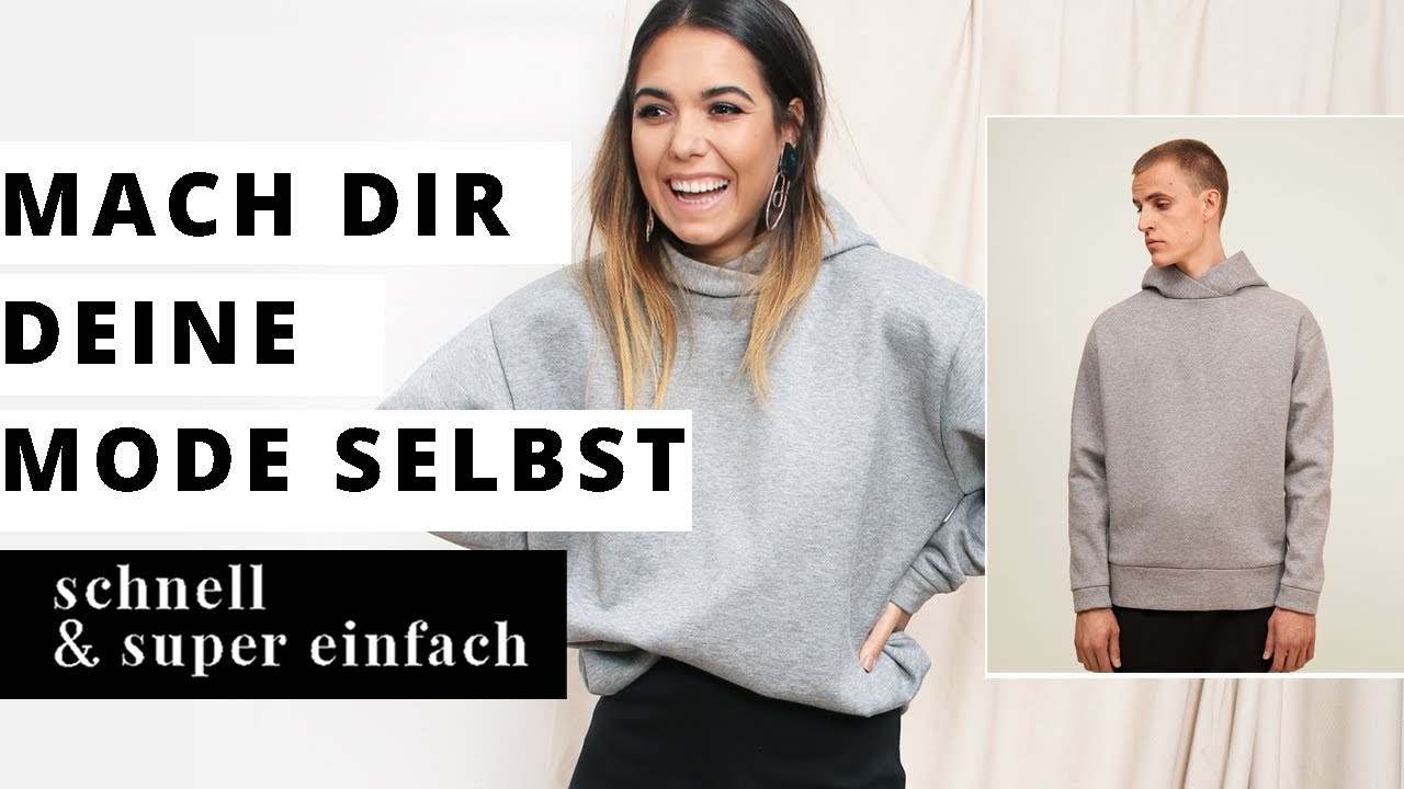 für absolute Anfänger I Step-by-step Nähanleitung I Sweatshirt Männer & Frauen I DIY