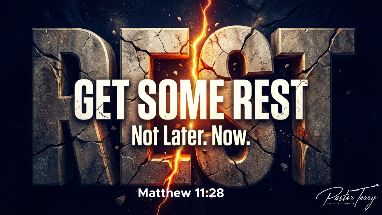 GET SOME REST / BE ICONIC WITH PASTOR TERRY