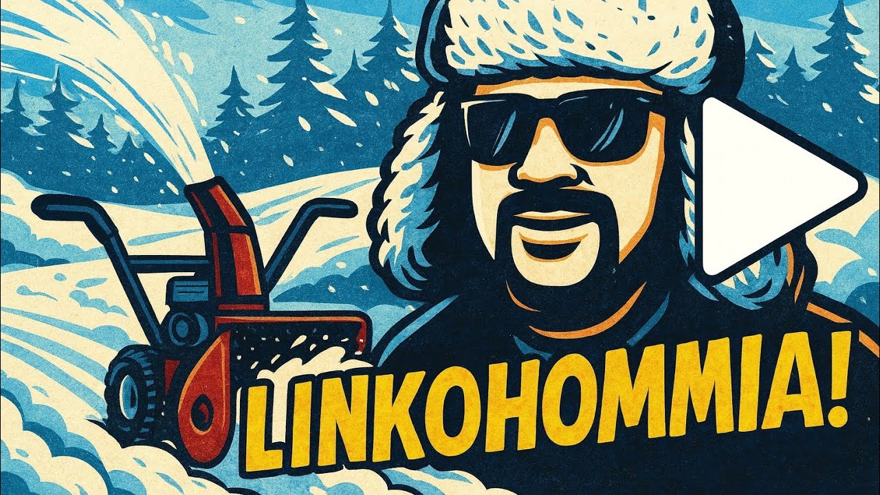 Nyt tätä lunta sitten tulee! | Linkohommia!
