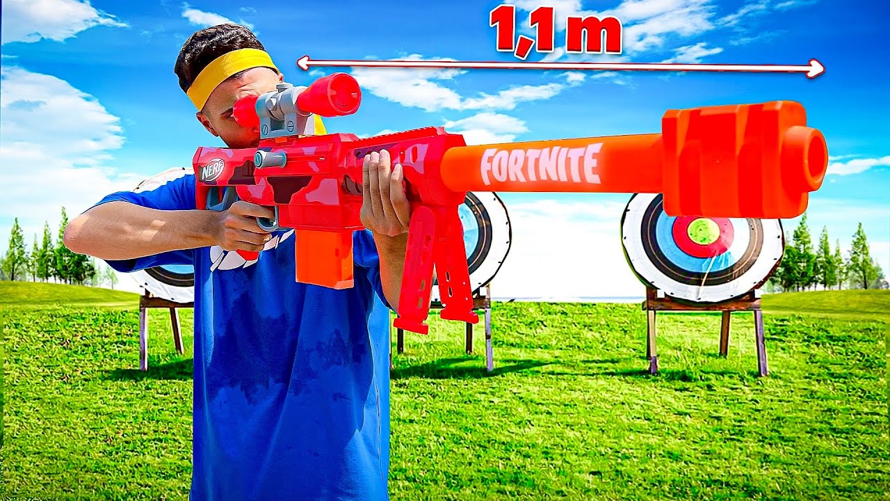بزرگترین تفنگ فورتنایت تو واقعیت 🤯 +1m
