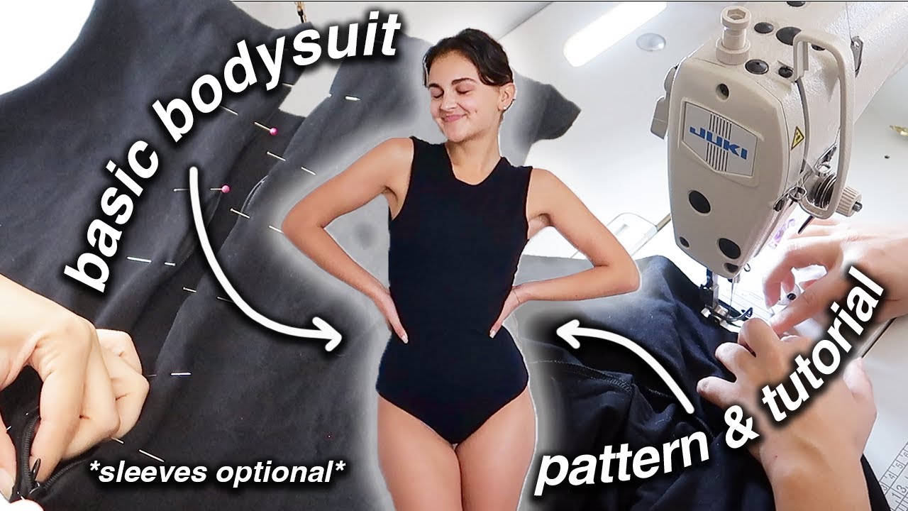 Basic Stretch Bodysuit Tutorial & PDF Sewing Pattern!