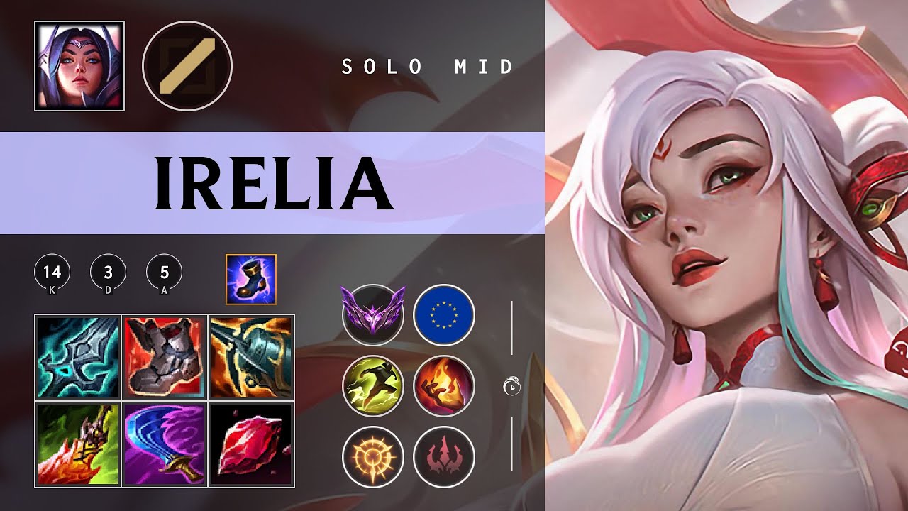 Irelia Mid vs Zed - EUW Master Patch 26.02