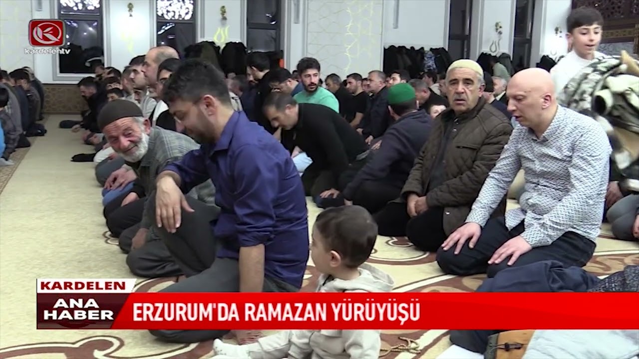 ERZURUM’DA RAMAZAN YÜRÜYÜŞÜ