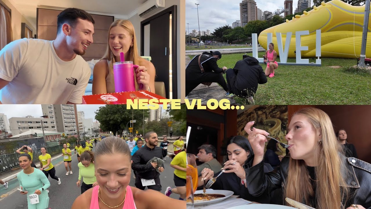 vlog do fim de semana: viagem, corrida, perrengues e lançamentos da live!