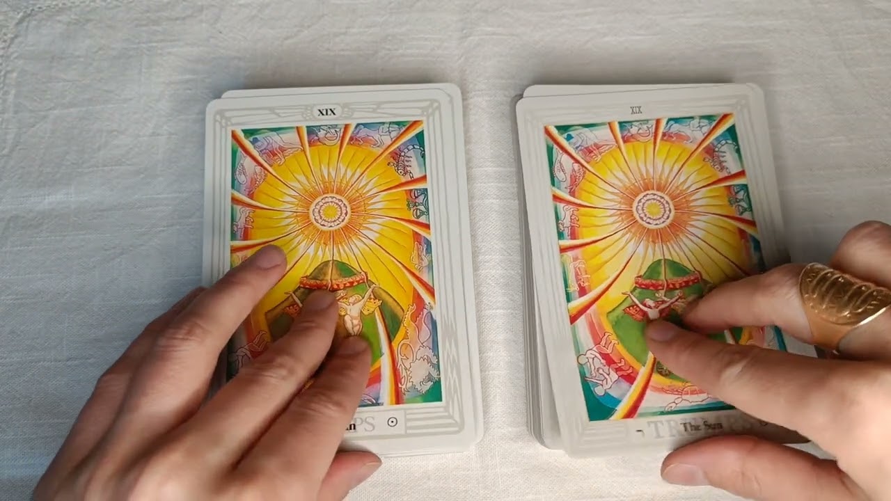 Thoth Tarot deck comparison - U.S. Games (2021) & AGM Urania (2023) - silent flip-through