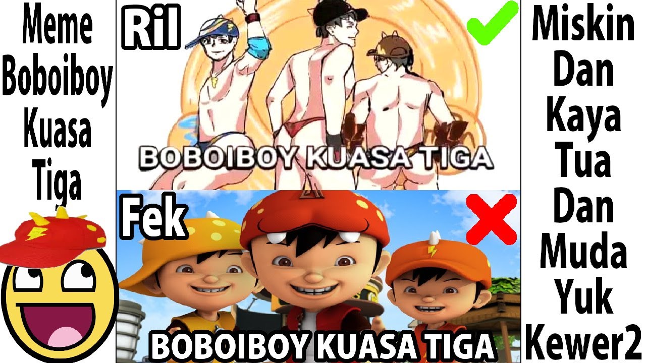 Penjelasan Meme Boboiboy Kuasa Tiga