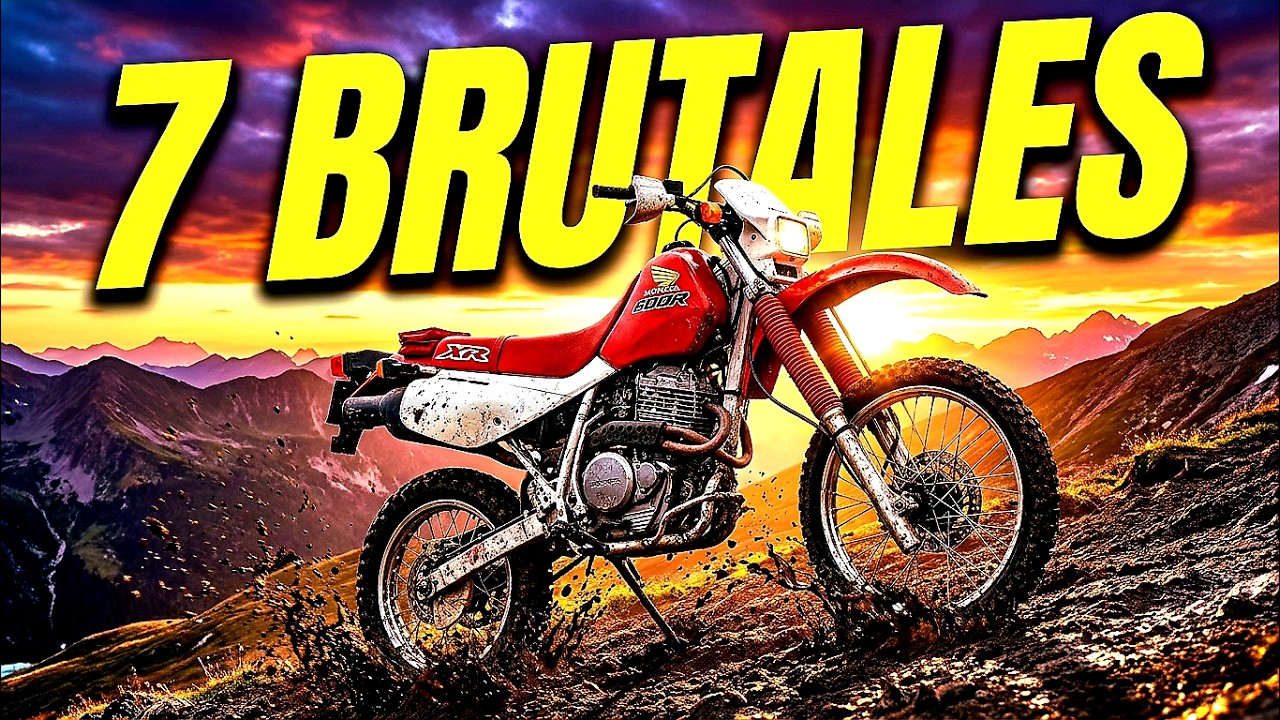 LAS 7 MOTOS TODOTERRENO MÁS BRUTALES QUE DESTROZARON EL BARRO Y LA MONTAÑA