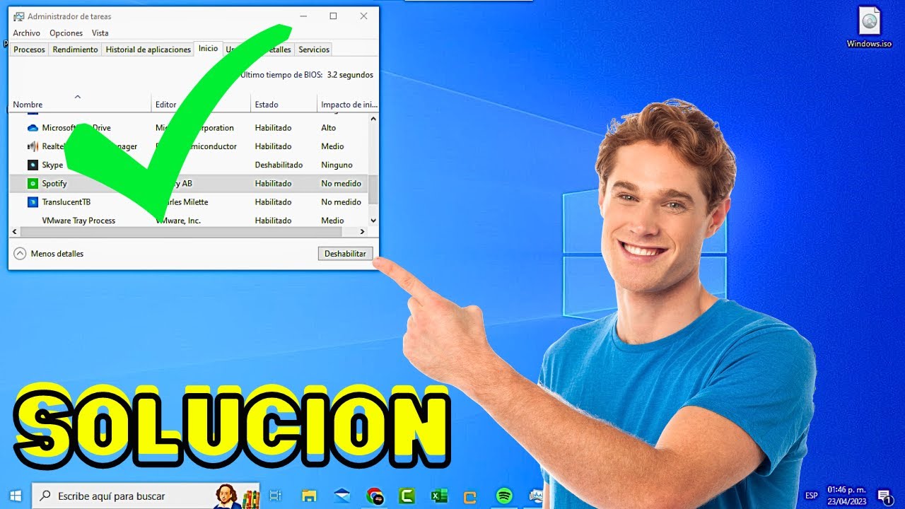 Desactivar Programas de Inicio de Windows 10